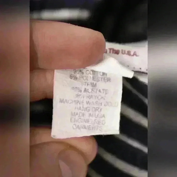 ENGINEERED  GARMENTS Blue Grey Cotton Shawl Collar Nautical Cardigan Small USA - Picture 10 of 10